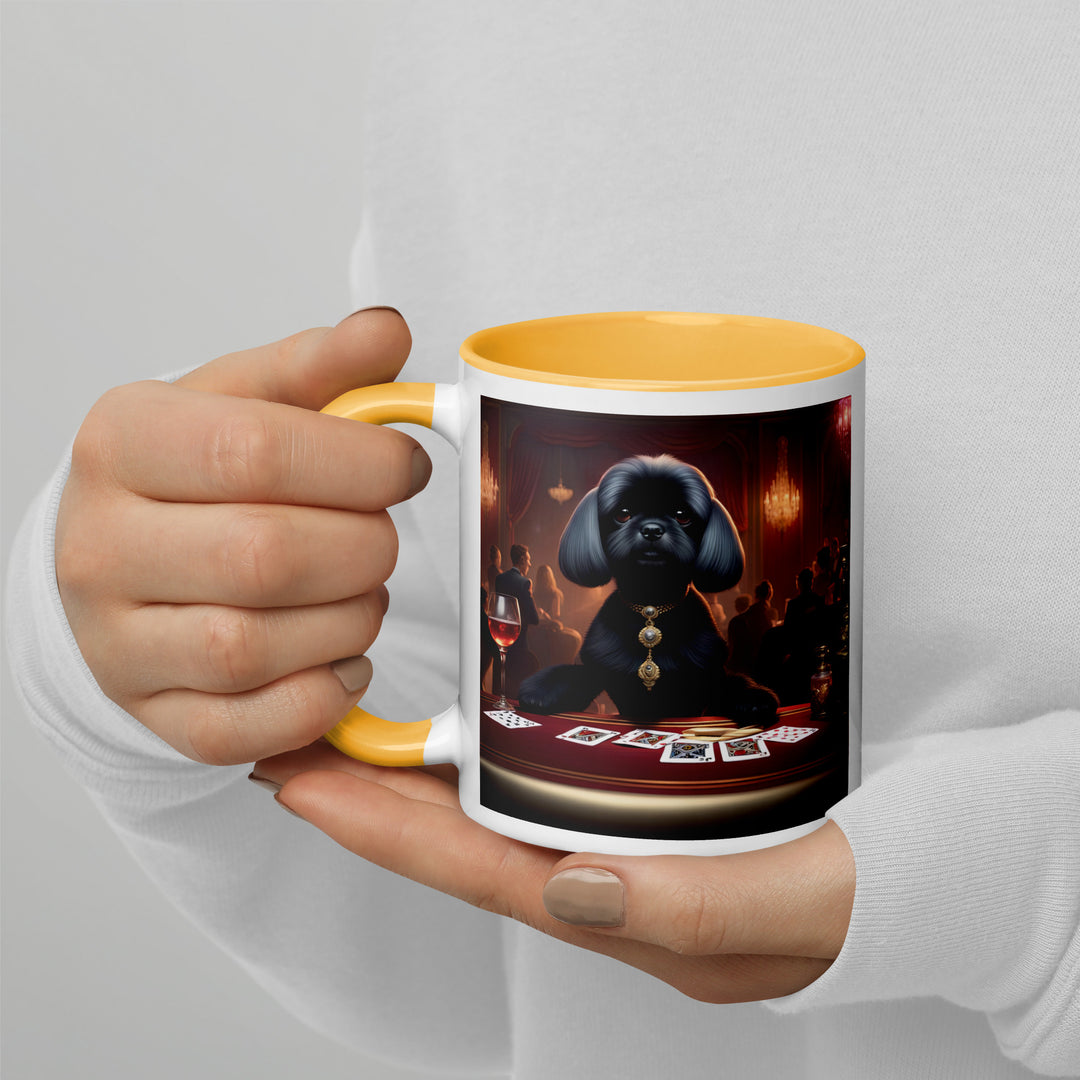 Pugapoo General- Mug with Color Inside v5