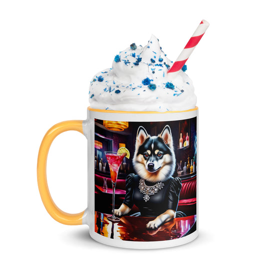 Pomsky General- Mug with Color Inside v10