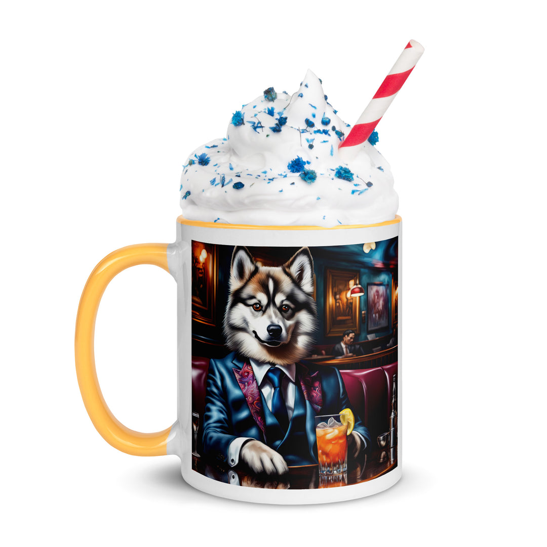 Pomsky General- Mug with Color Inside v11