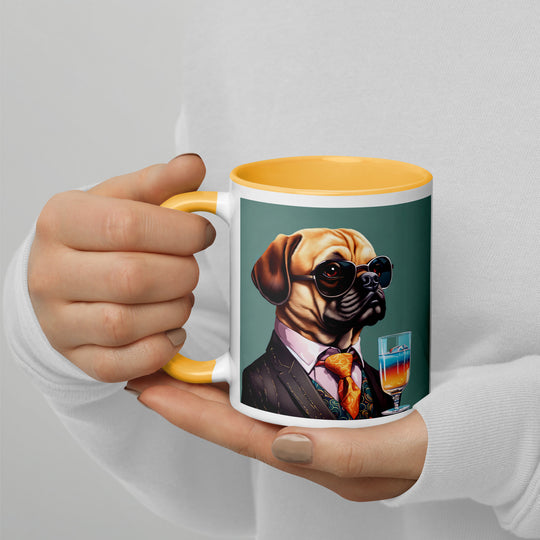 Puggle General- Mug with Color Inside