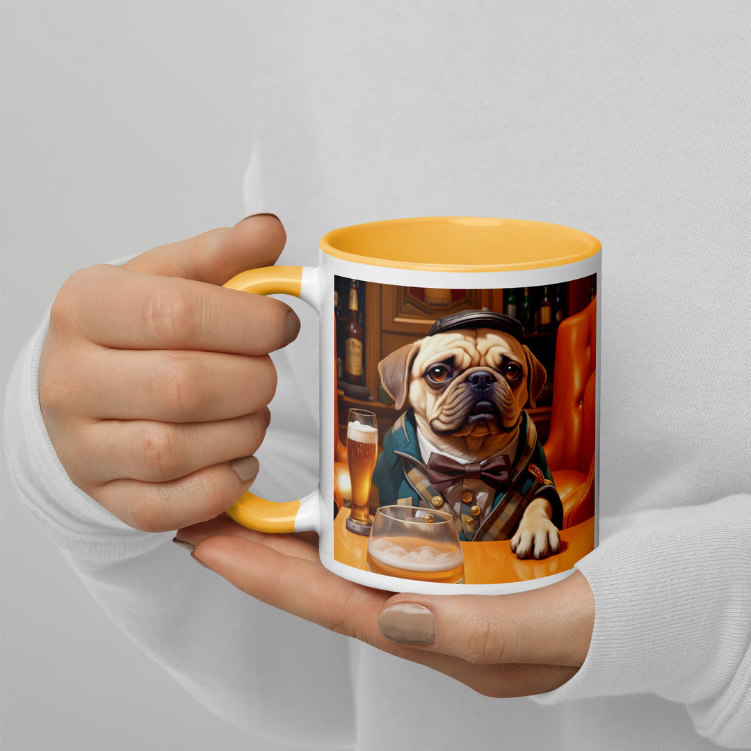 Puggle General- Mug with Color Inside v2