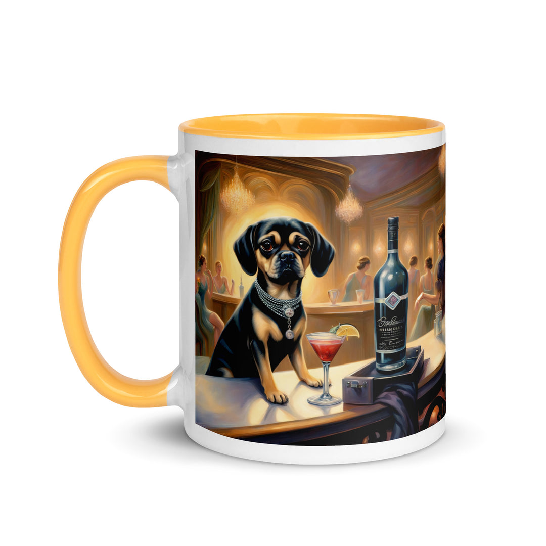 Puggle General- Mug with Color Inside v5