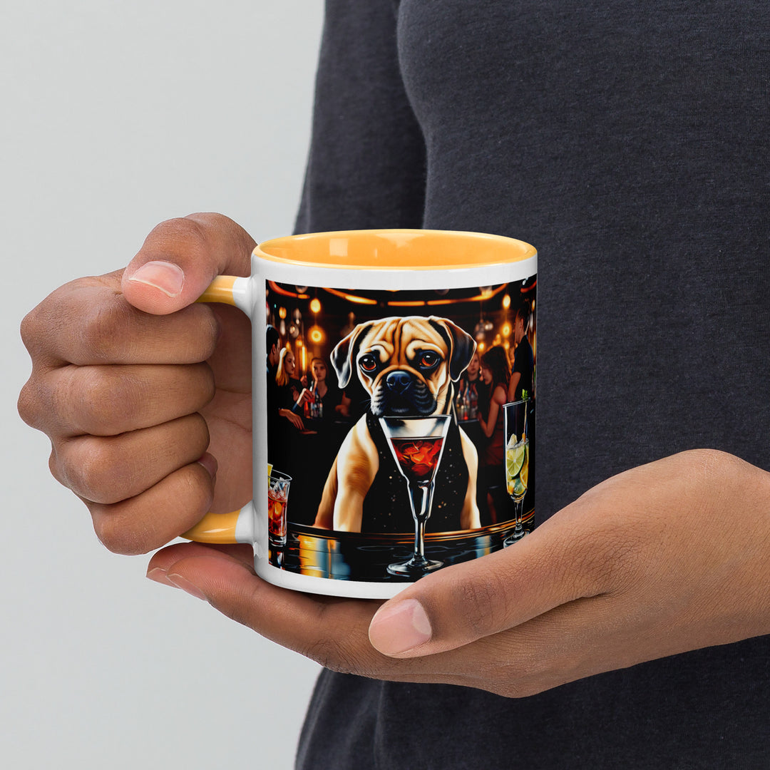 Puggle General- Mug with Color Inside v7