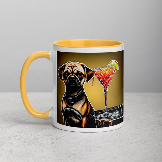 Puggle General- Mug with Color Inside v17