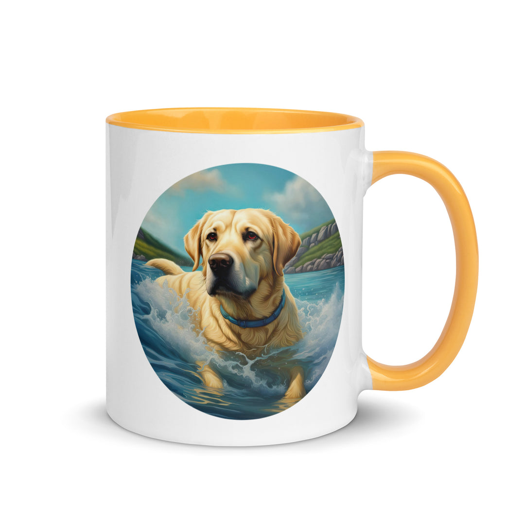 Mug with Color Inside-Labrador Retriever V20