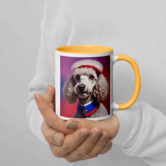 Poodle- Mug with Color Inside v5