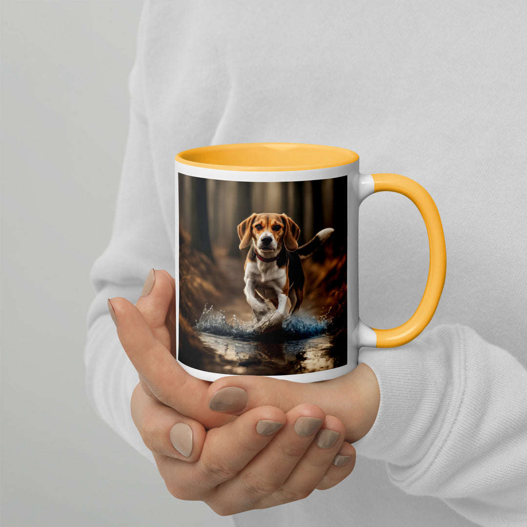 Beagle- Mug with Color Inside v3