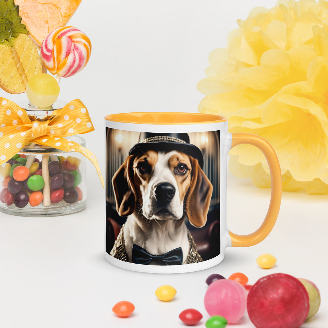 Beagle- Mug with Color Inside v4