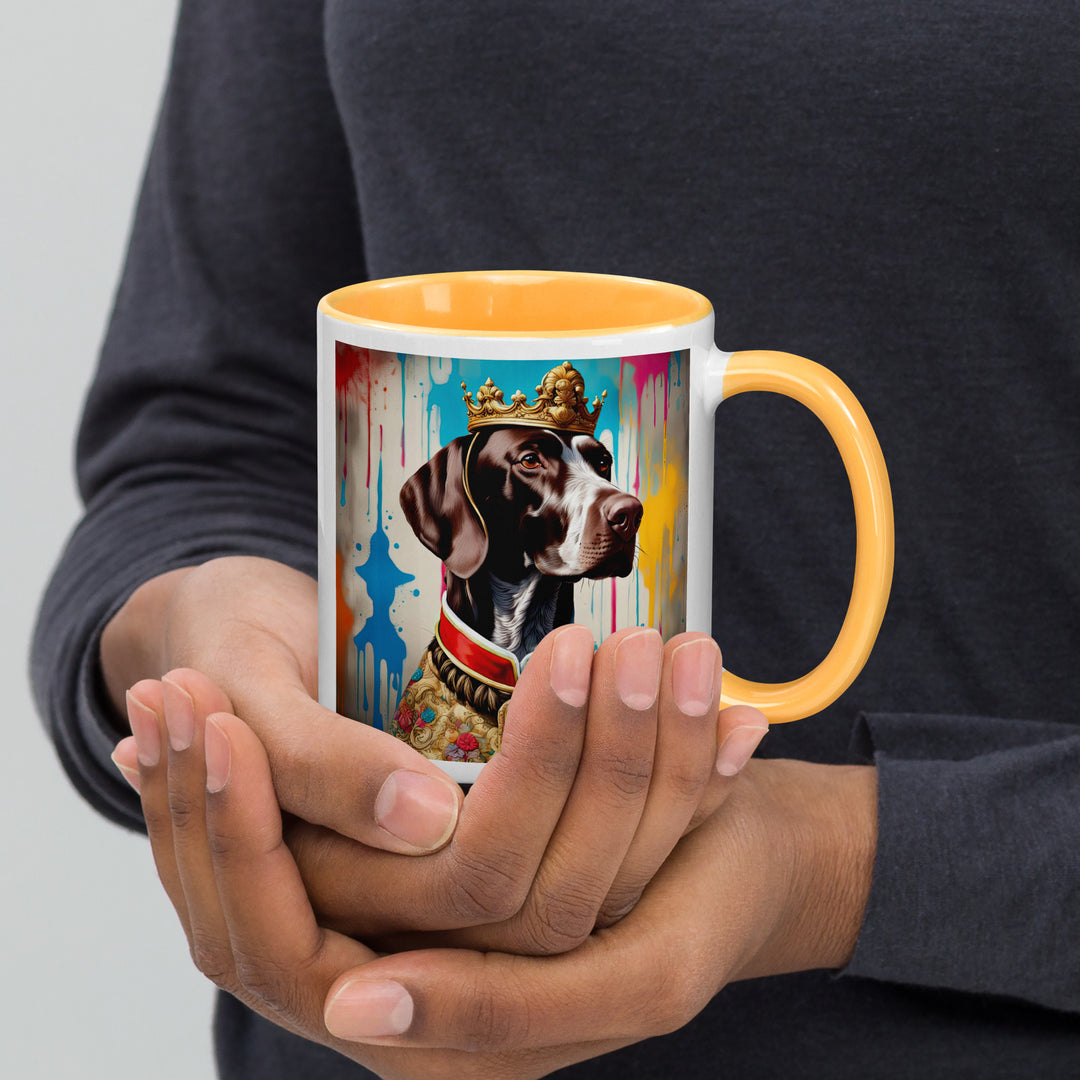 German Shorthaired Pointer- Mug with Color Inside