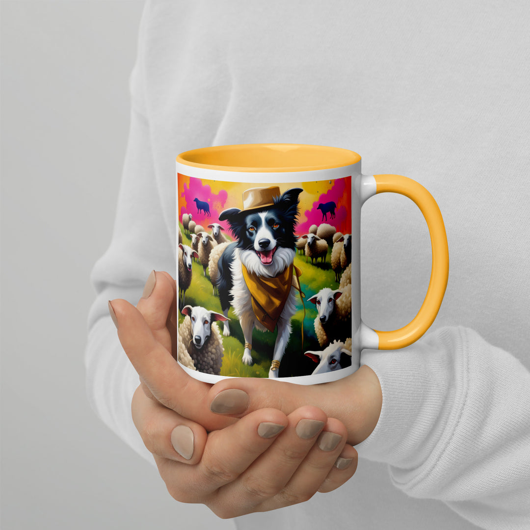 Australian Shepherd- Mug with Color Inside v2