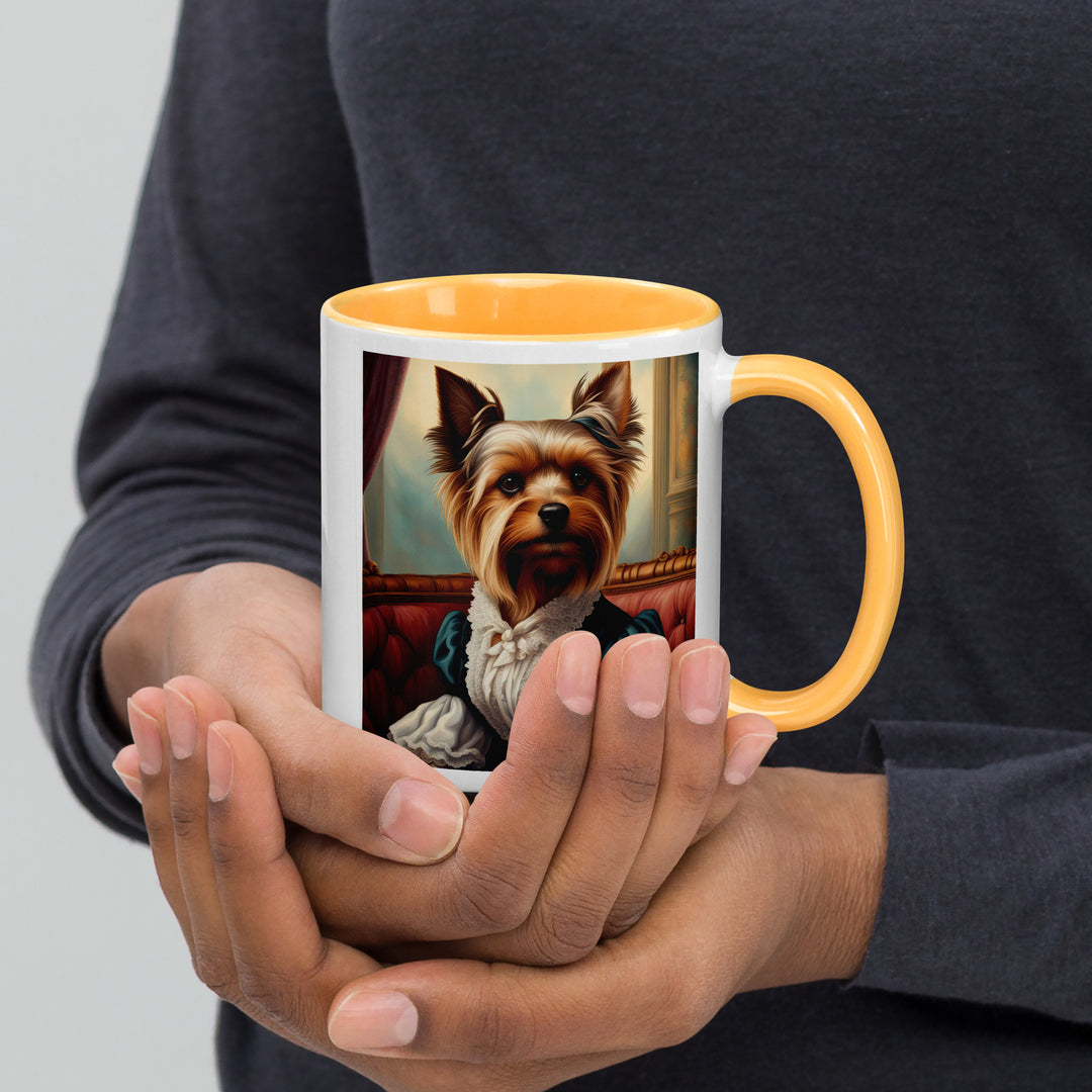 Yorkshire Terrier- Mug with Color Inside v2