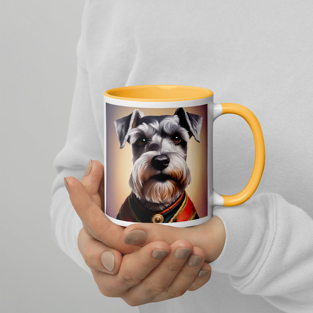 Miniature Schnauzer- Mug with Color Inside