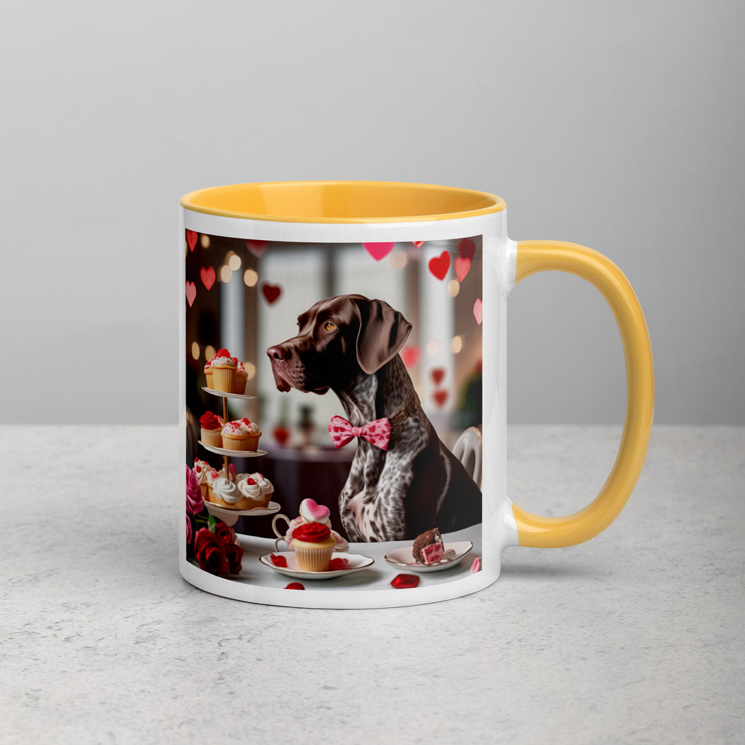 German Shorthaired Pointer Romantic- Mug with Color Inside