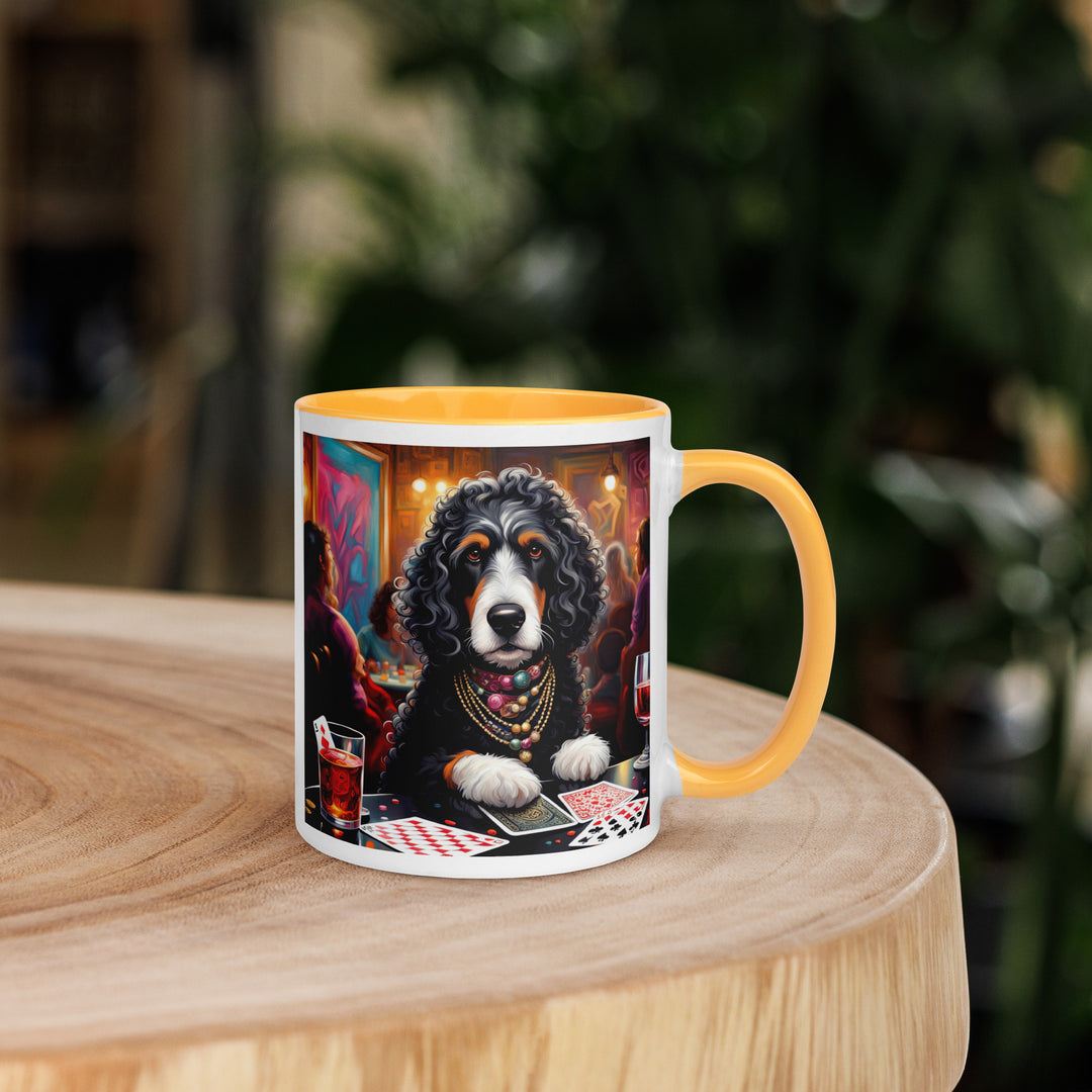 Bernedoodle General- Mug with Color Inside v2