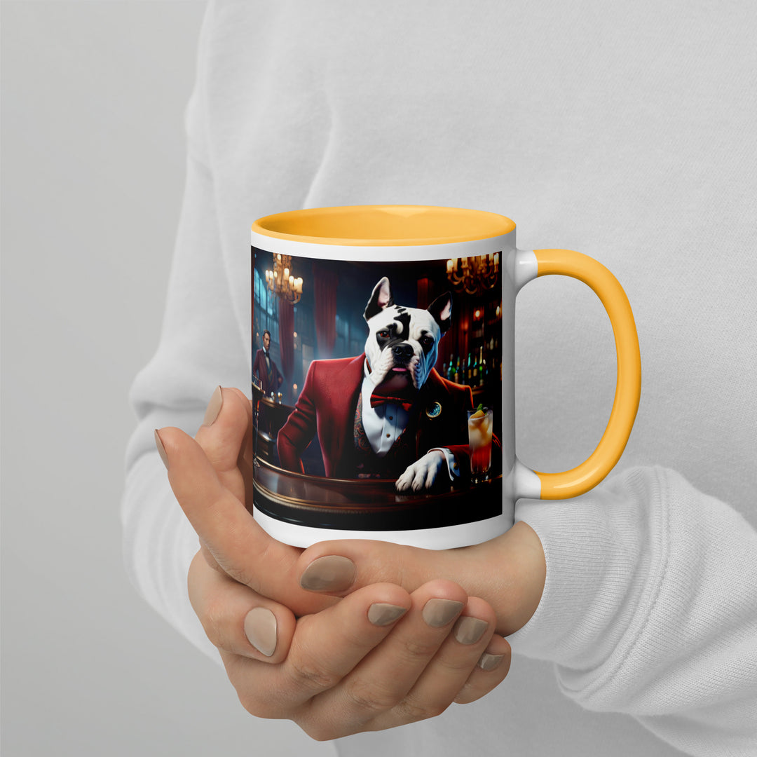 Catahoula Bulldog General- Mug with Color Inside v7