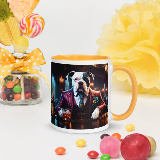 Catahoula Bulldog General- Mug with Color Inside v11