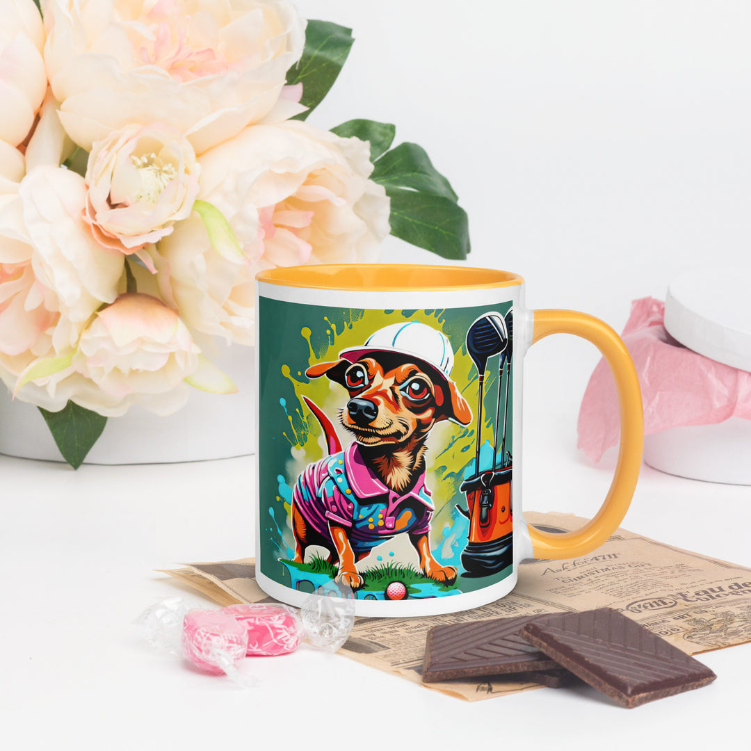 Chiweenie General- Mug with Color Inside v12