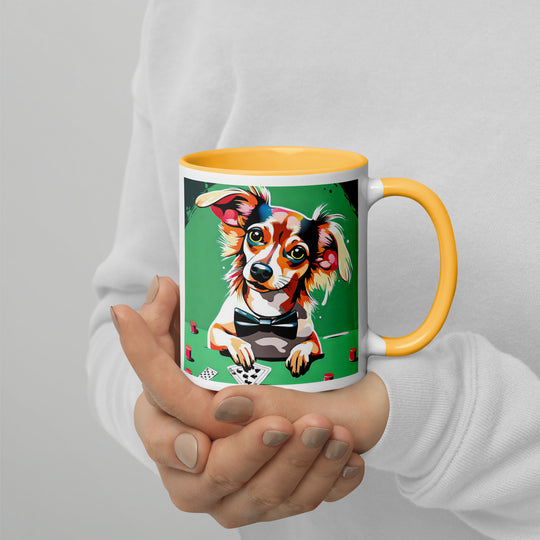 Chiweenie General- Mug with Color Inside v17