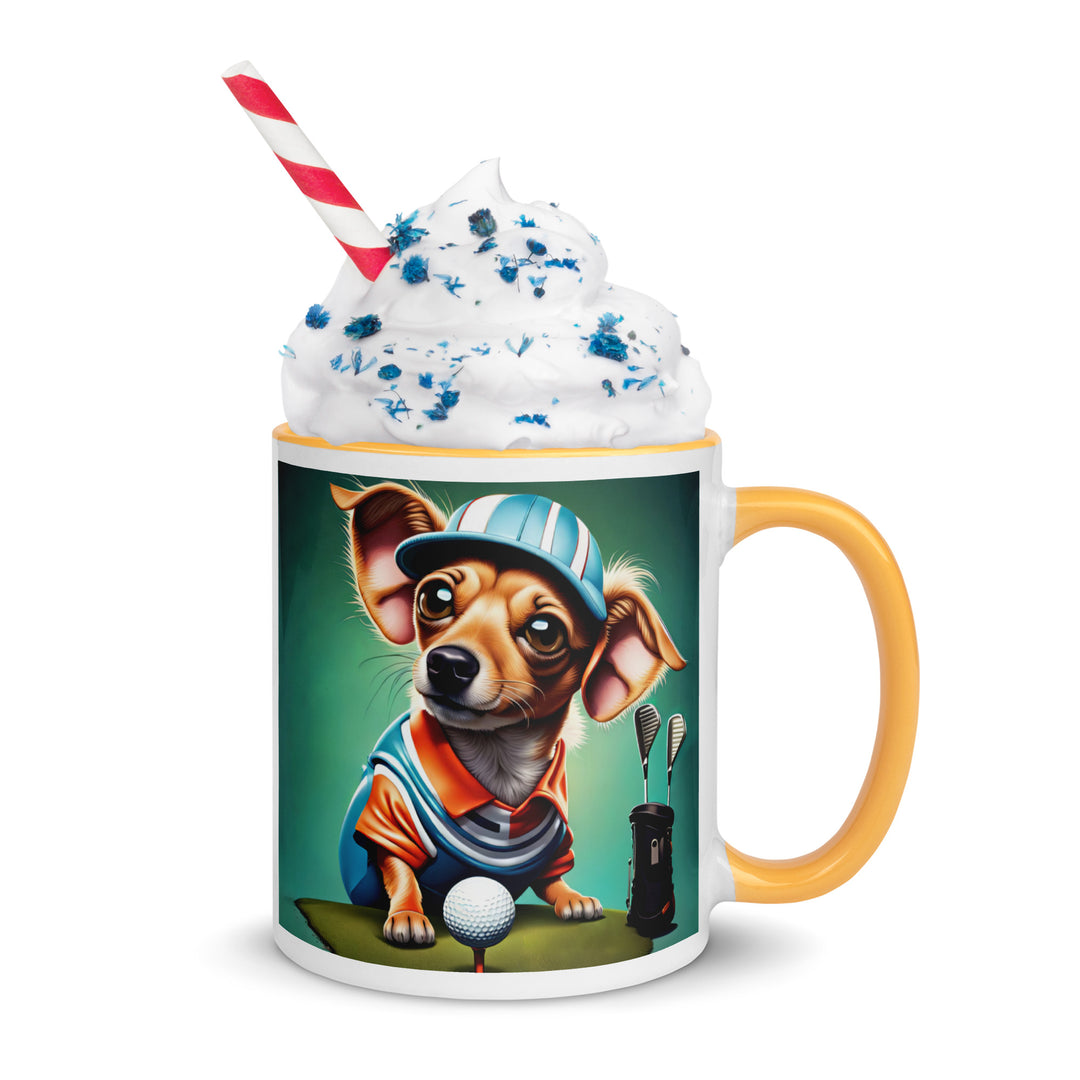 Chiweenie General- Mug with Color Inside v18