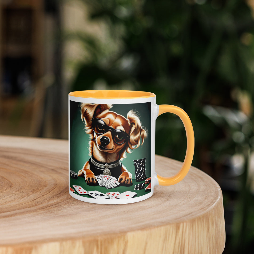 Chiweenie General- Mug with Color Inside v19