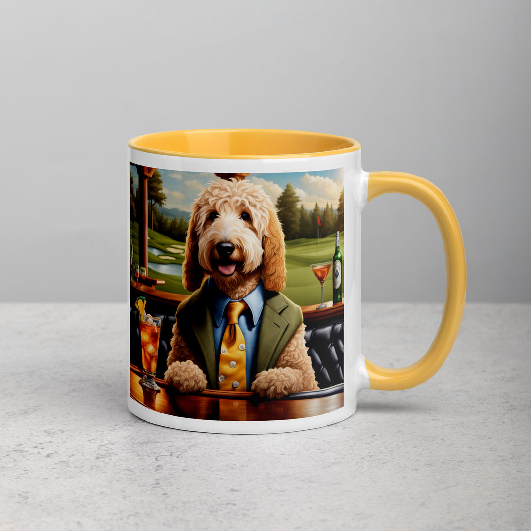 Goldendoodle- Mug with Color Inside v4