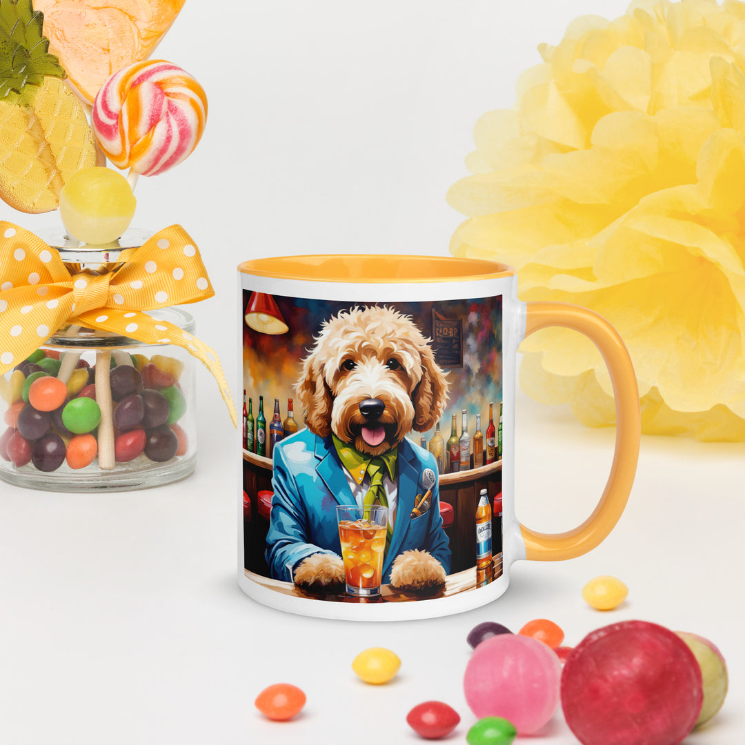 Goldendoodle- Mug with Color Inside v6