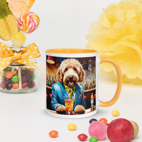 Goldendoodle- Mug with Color Inside v6