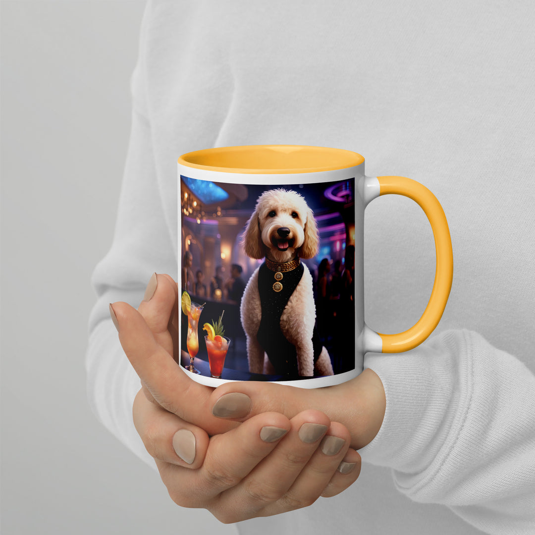 Goldendoodle- Mug with Color Inside v14