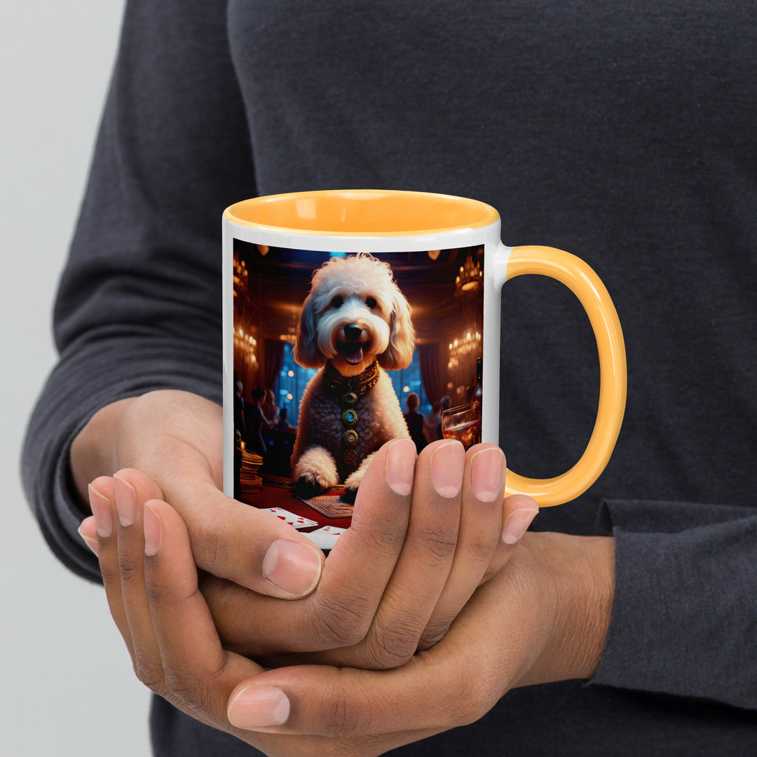 Goldendoodle- Mug with Color Inside v16