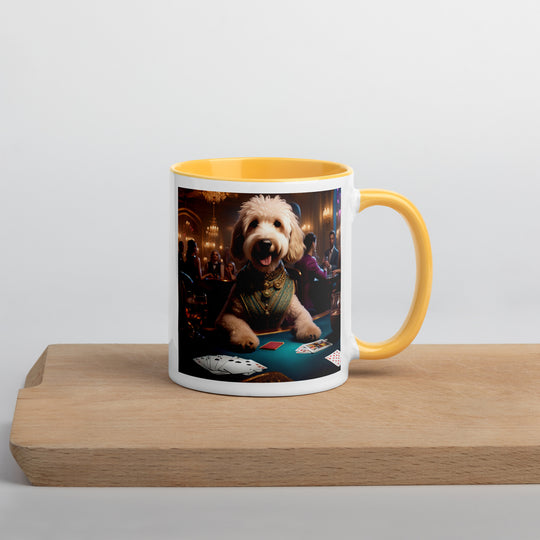 Goldendoodle- Mug with Color Inside v18