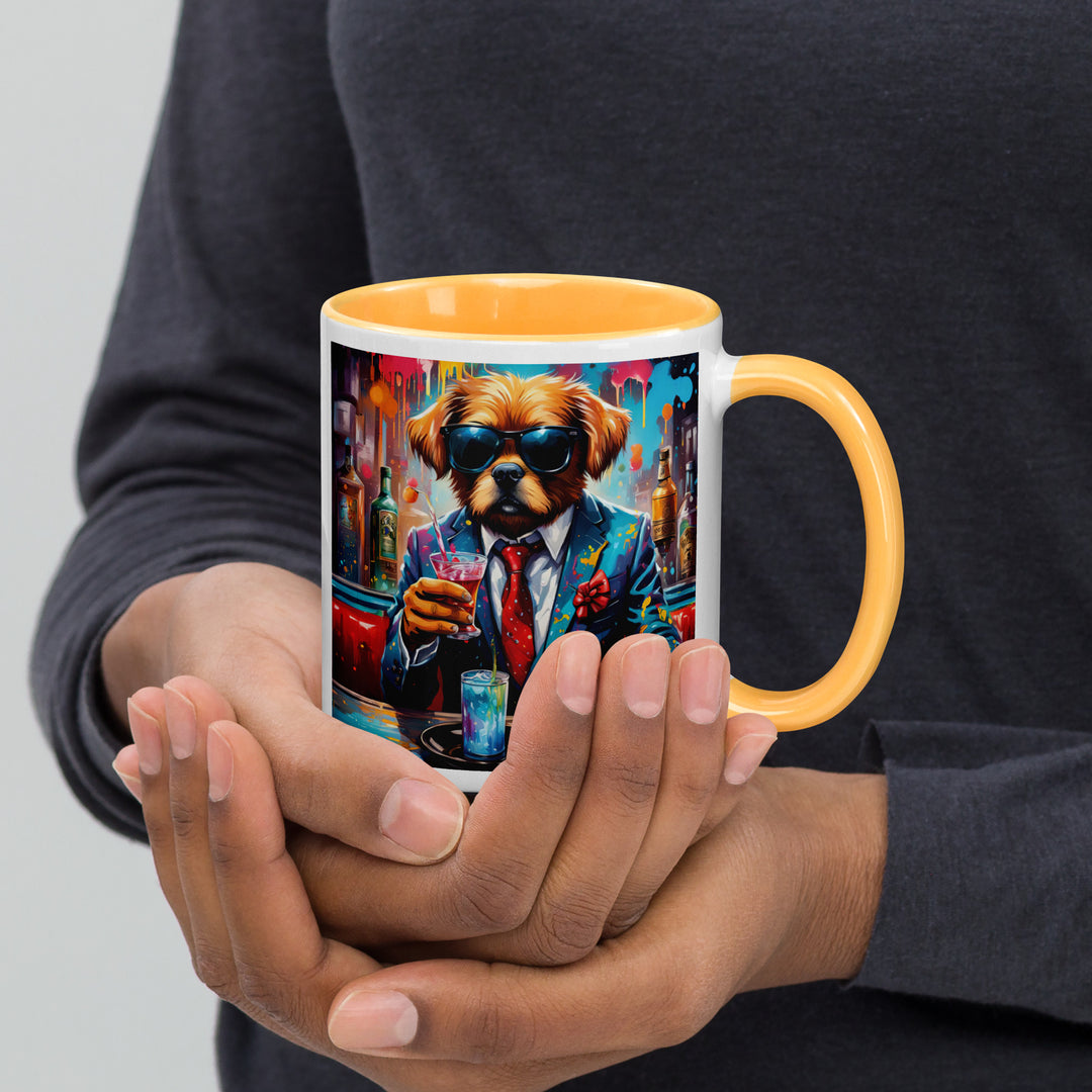 Pekapoo General- Mug with Color Inside