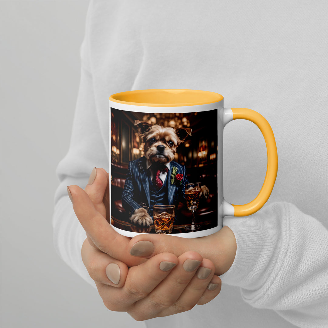 Pekapoo General- Mug with Color Inside v13