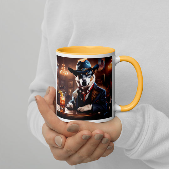 Texas Heeler General- Mug with Color Inside v3