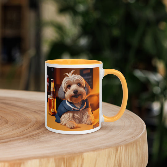 Yorkipoo General- Mug with Color Inside v7