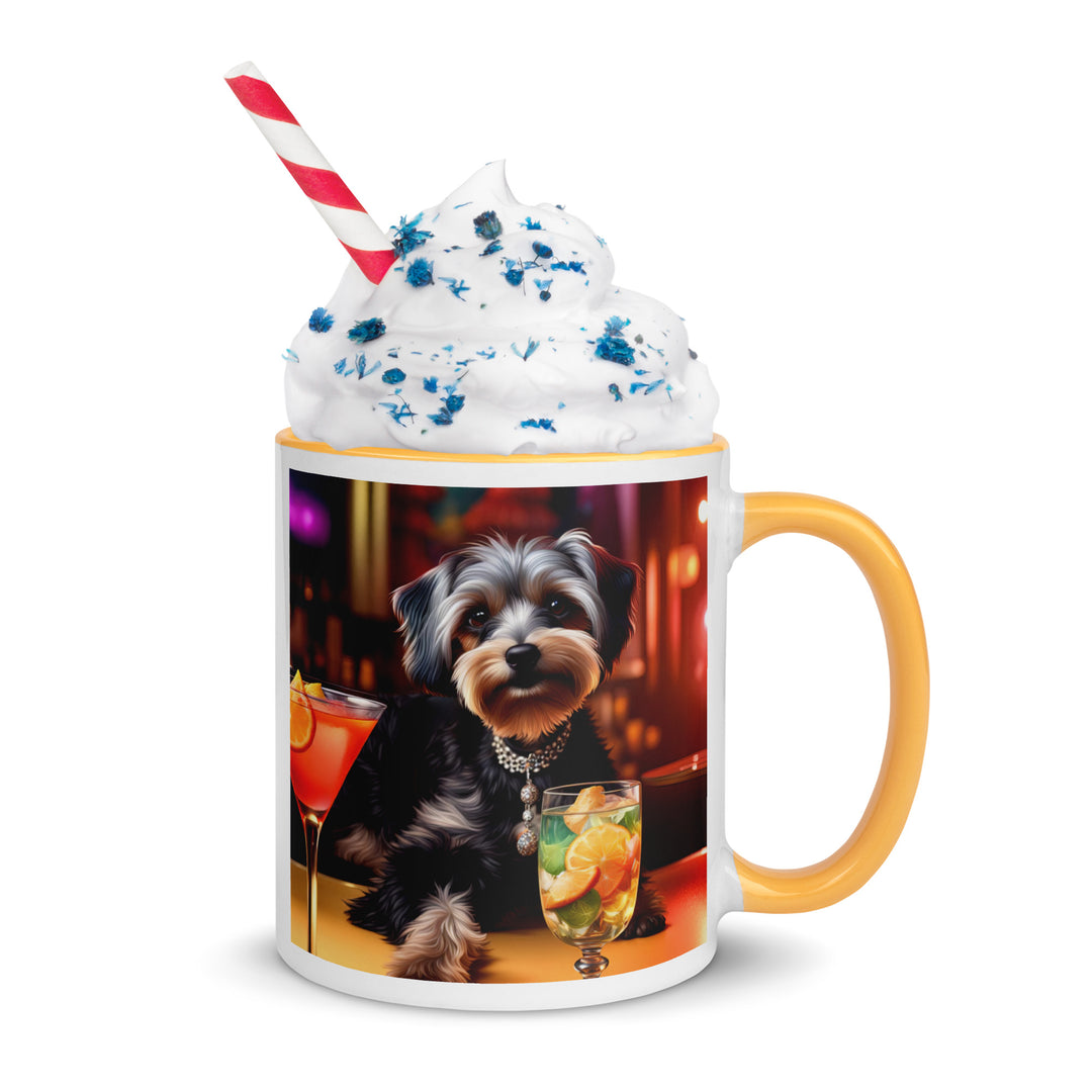 Yorkipoo General- Mug with Color Inside v8