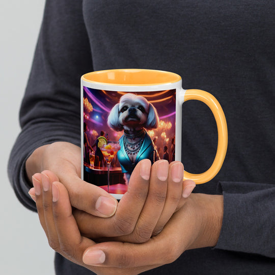 Pugapoo General- Mug with Color Inside v2