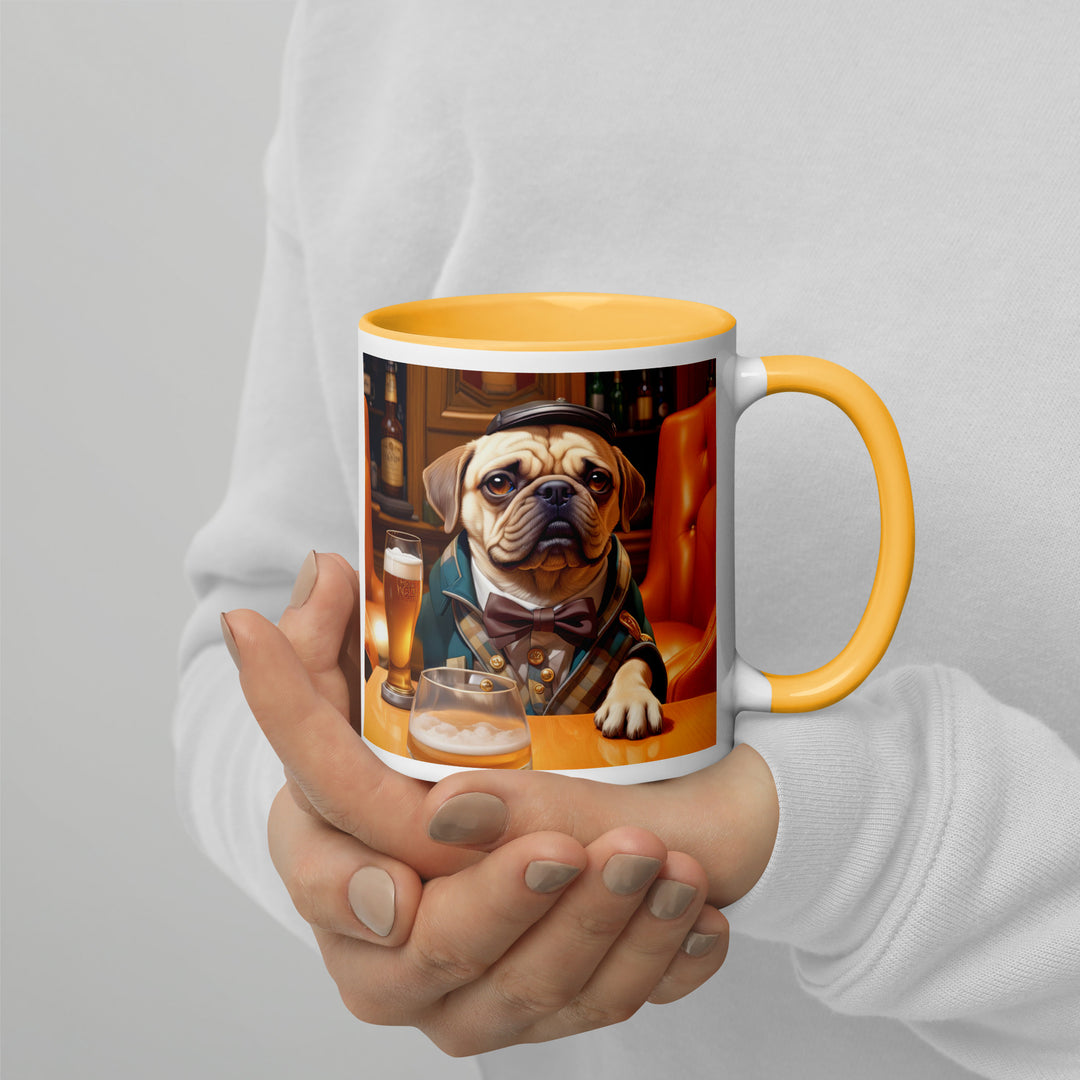 Puggle General- Mug with Color Inside v2