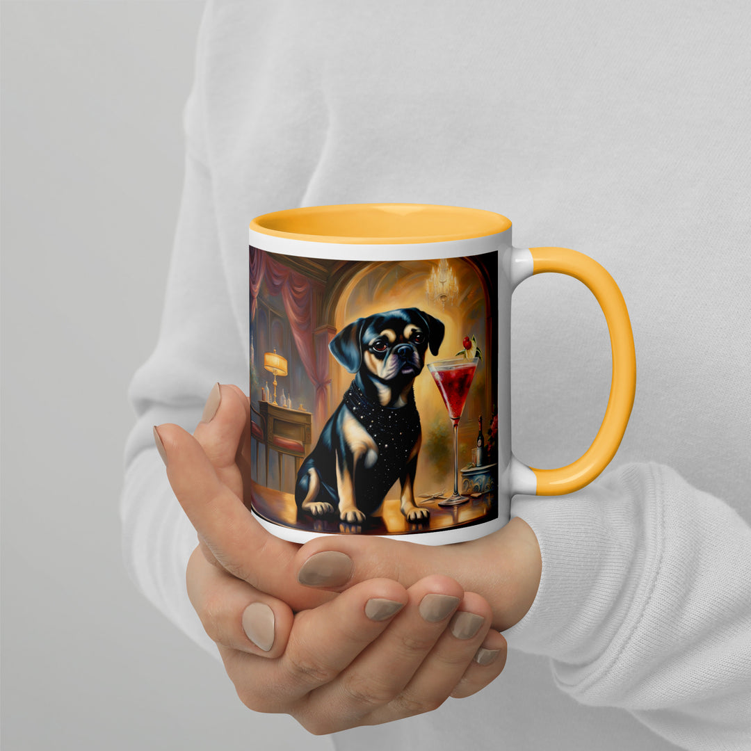 Puggle General- Mug with Color Inside v6