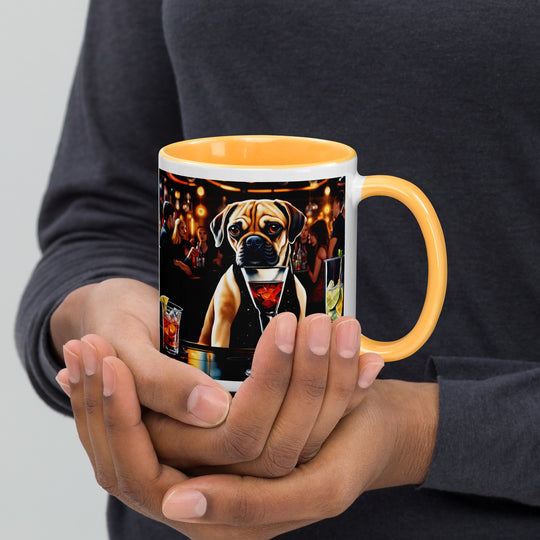 Puggle General- Mug with Color Inside v7