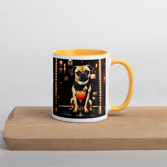 Puggle General- Mug with Color Inside v13