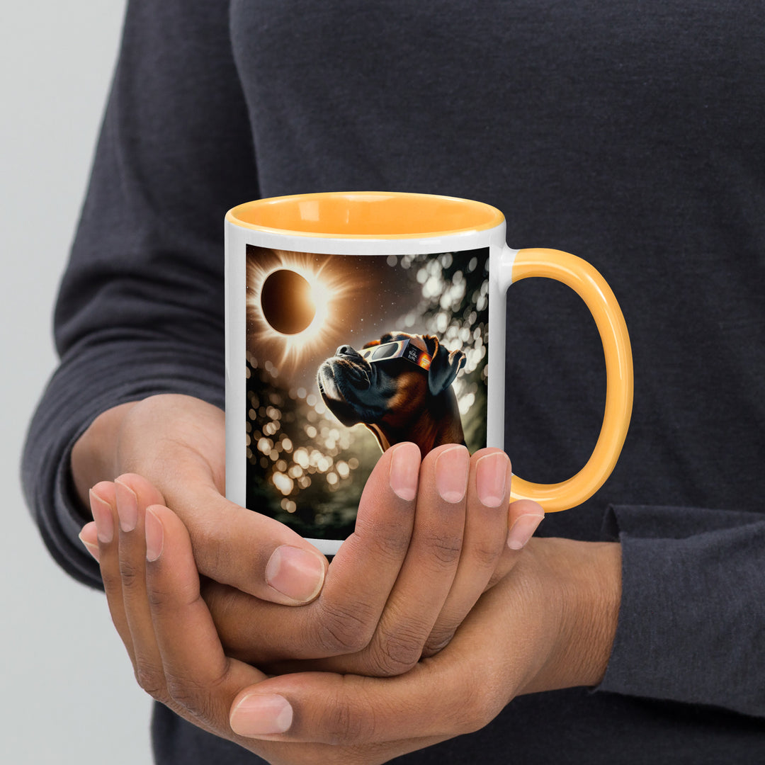 Boxer Eclipse- Mug with Color Inside