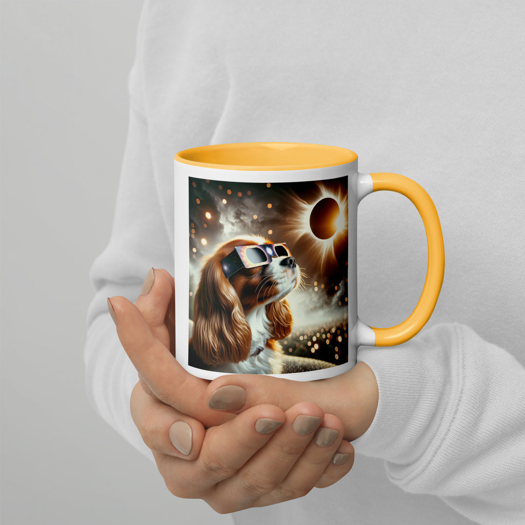 Cavalier King Charles Spaniel Eclipse- Mug with Color Inside v2