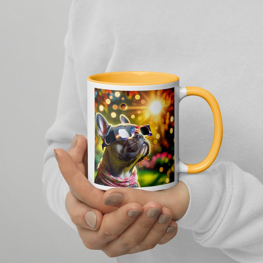 French Bulldog Eclipse- Mug with Color Inside