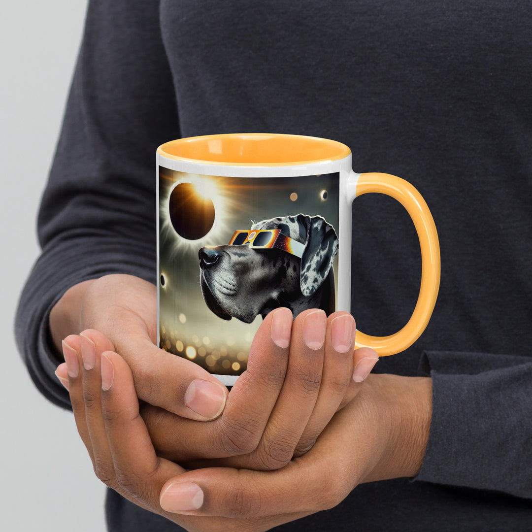 Great Dane Eclipse- Mug with Color Inside v2