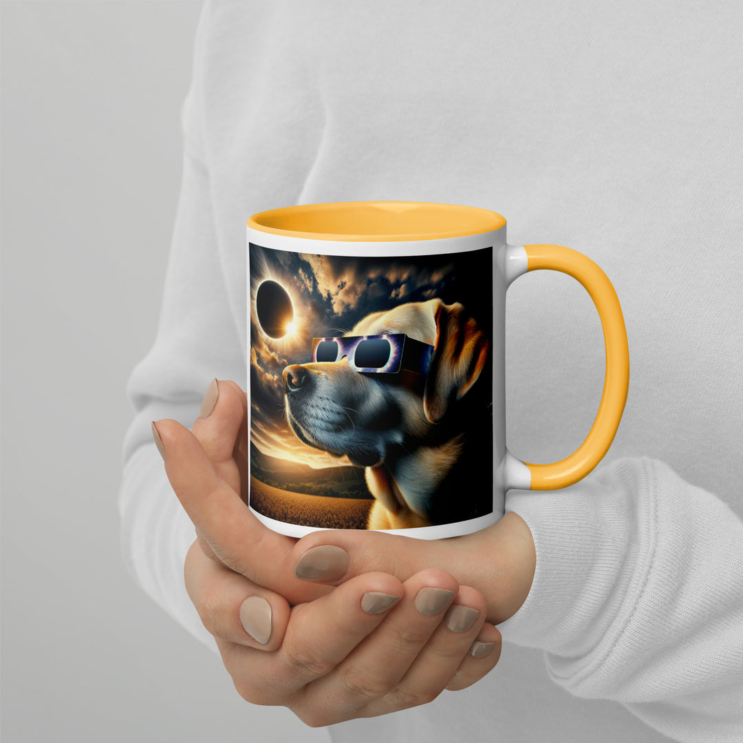 Labrador Retriever Eclipse- Mug with Color Inside