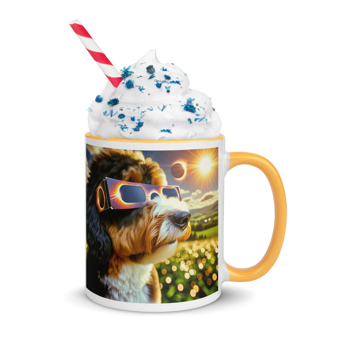 Bernedoodle Eclipse- Mug with Color Inside v2