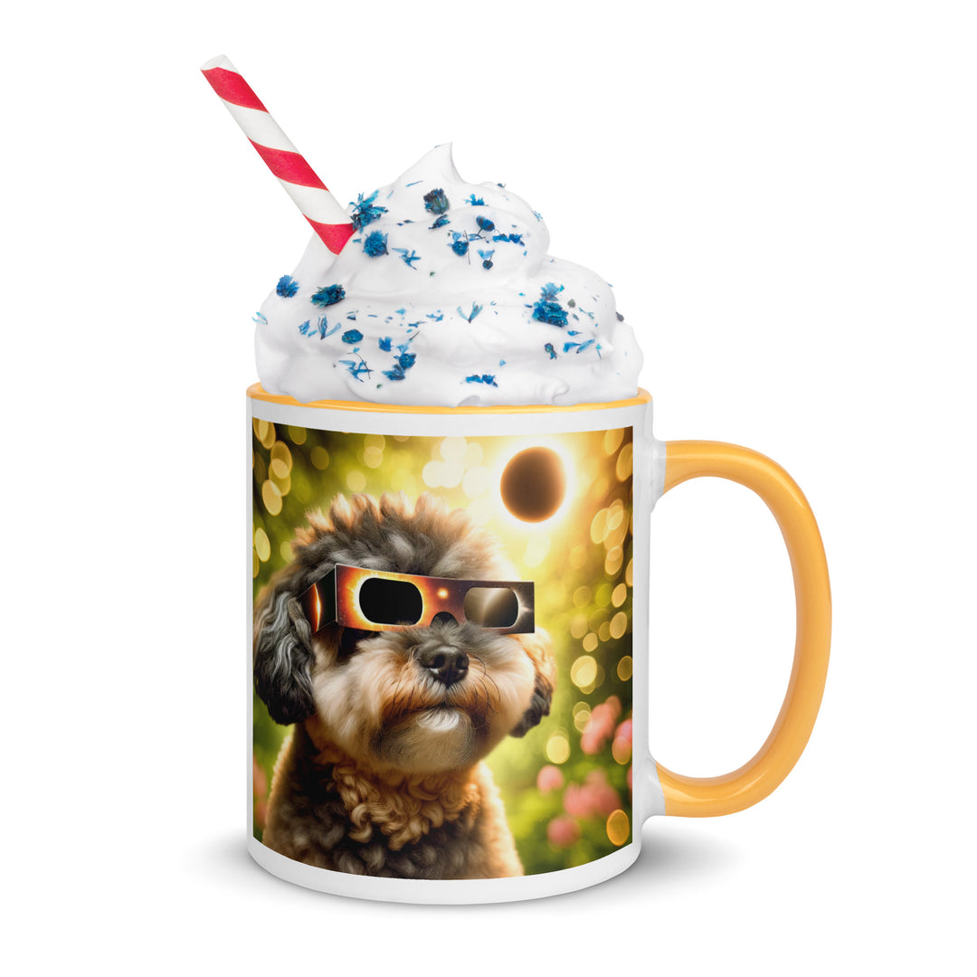 Pugapoo Eclipse- Mug with Color Inside v2