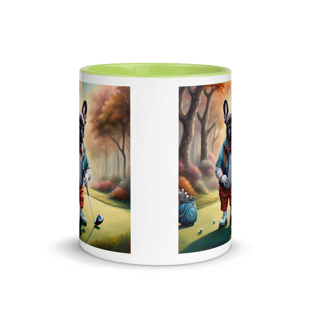 Mug with Color Inside-French Bulldog