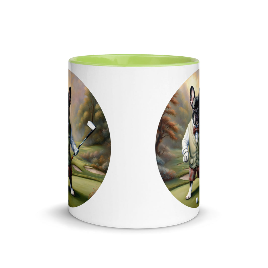 Mug with Color Inside-French Bulldog V3