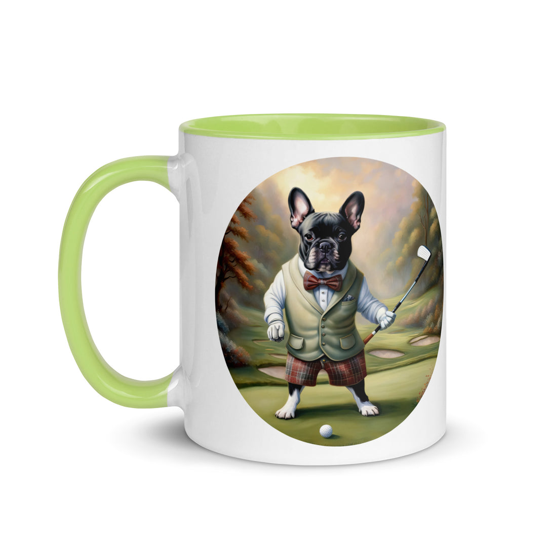 Mug with Color Inside-French Bulldog V3